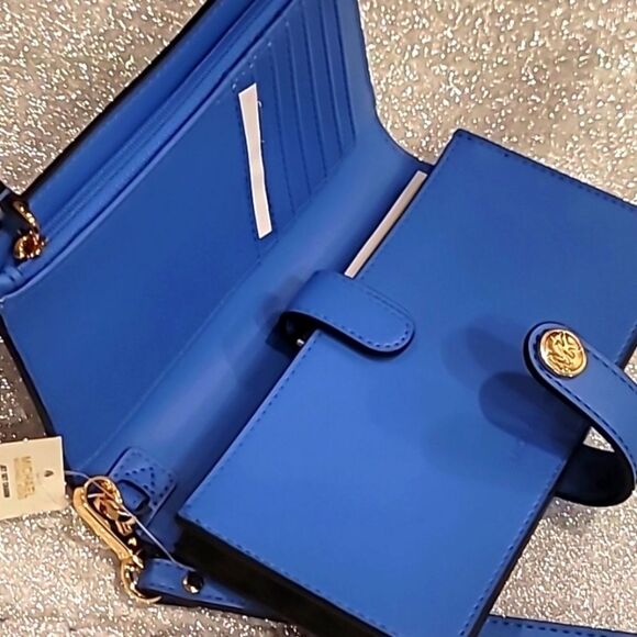 Michael Kors Jet Set Charm Small Phine Wristlet- Oxford - Picture 7 of 14